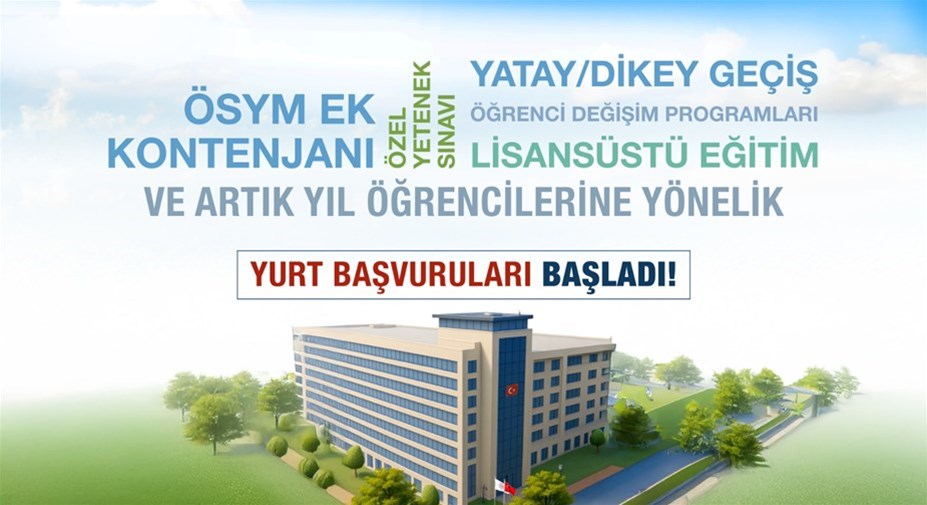 Ek Kontenjanla Yerleşen Öğrencilerin Yurt Başvuruları Başladı