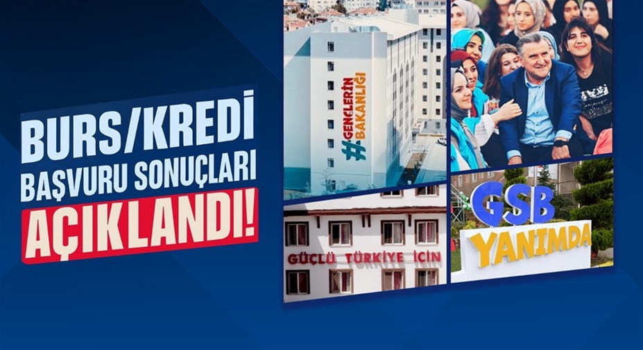 Burs/Kredi Sonuçları Açıklandı