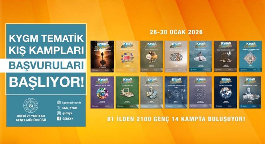 KYGM Tematik Kış Kampları Başvuruları Başlıyor