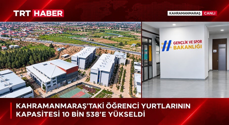 Kahramanmaraş’ta Üç Yeni Yurt Hizmete Açıldı