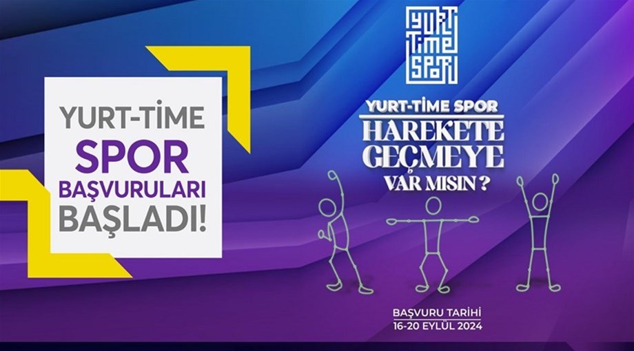 Yurt-Time Spor Başvuruları Başladı